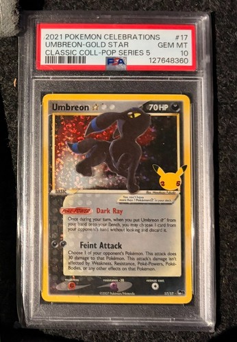 Umbreon gold star celebration - star,