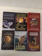 Stock Lotto 6 Libri Romanzi storici di Valerio Massimo Manfredi - WL20