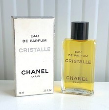 100% ORIGINALE CHANEL CRISTAL 75ml EAU DE PARFUM SPLASH VINTAGE ANNI 80 LOTTO #s