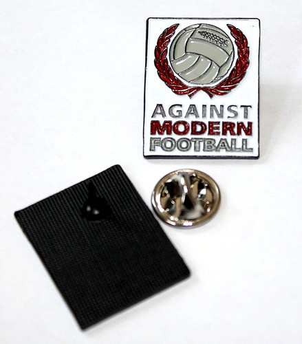 Against modern football pin - modern,