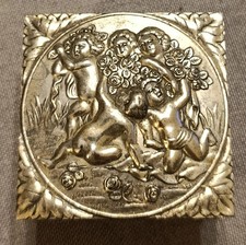 ANTIQUE ENGRAVED METAL CASE