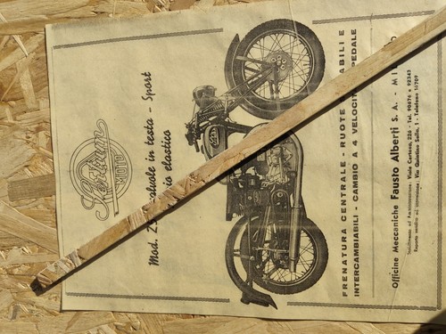 Pubblicità moto sertum 250 - moto,