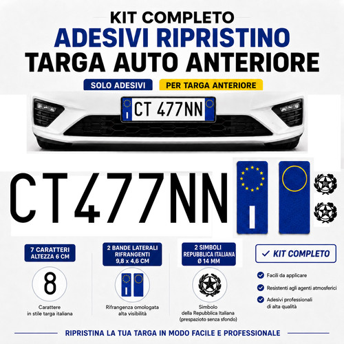Adesivi per targa auto - adesivi,