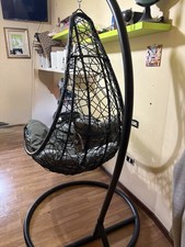 Poltrona a dondolo sospesa da