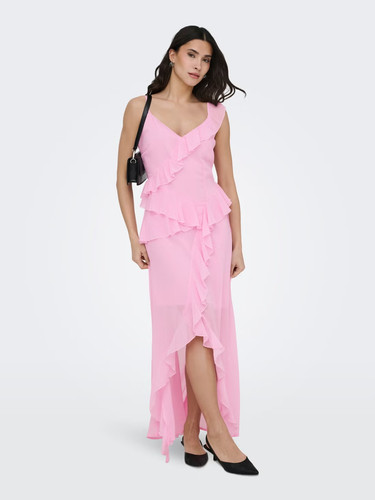 Vestito lungo donna rosa - lungo,