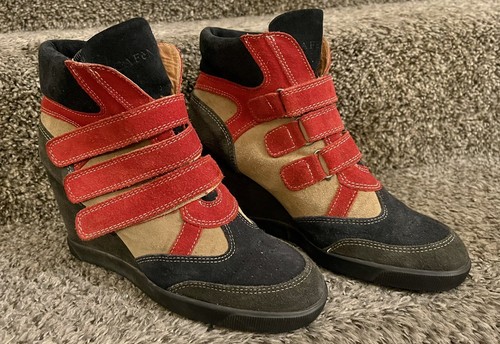 Cafe noir tan red navy - cafe, genuine