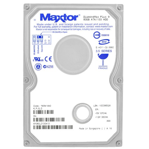 Maxtor diamondmax plus - diamondmax, 9