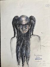 FRANCO NONNIS - Roma 1926-1989  Bozzetto di costumi, 1970 Firmato