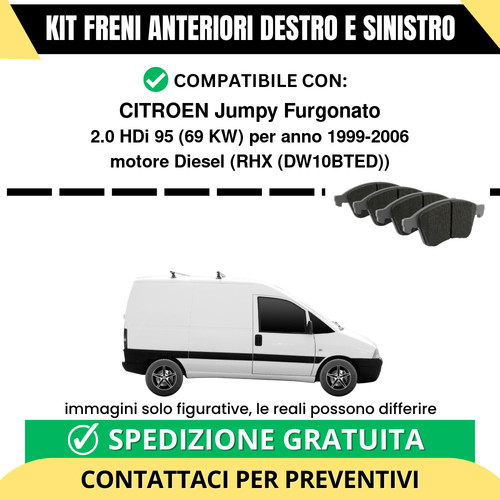 Pastiglie freno anteriori - pastiglie,