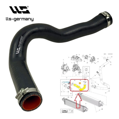 Tubo intercooler silicone - in,
