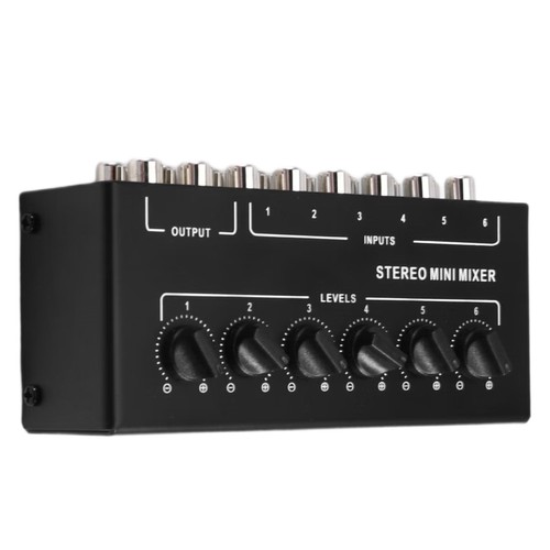 Mixer passivo stereo 6 - stereo, a