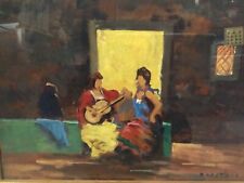 ?RENATO NATALI 1883- 1979 Wikipedia ?? Olio su tavoletta “Suonata”