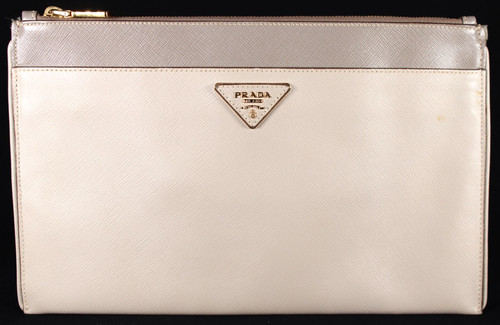 Pochette prada taupe - pochette,