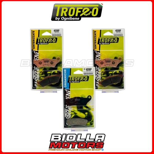 Kit pastiglie freno trofeo - kit, gas