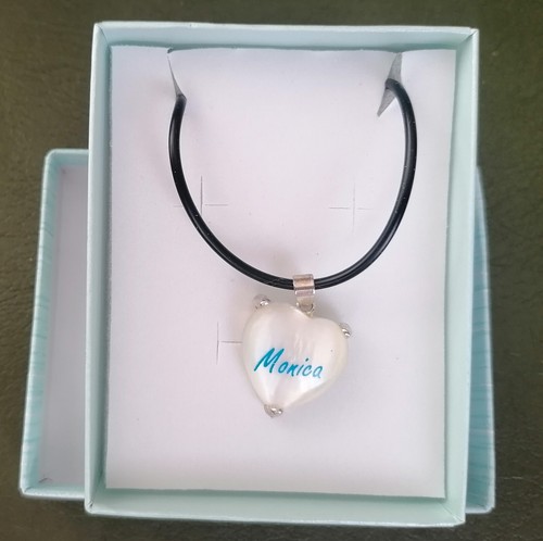 Collana con ciondolo cuore - con,