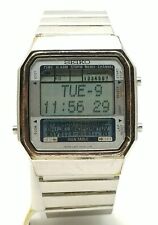 Orologio Seiko D409-5000 rare Seiko sign table anni 80 seiko data bank vintage