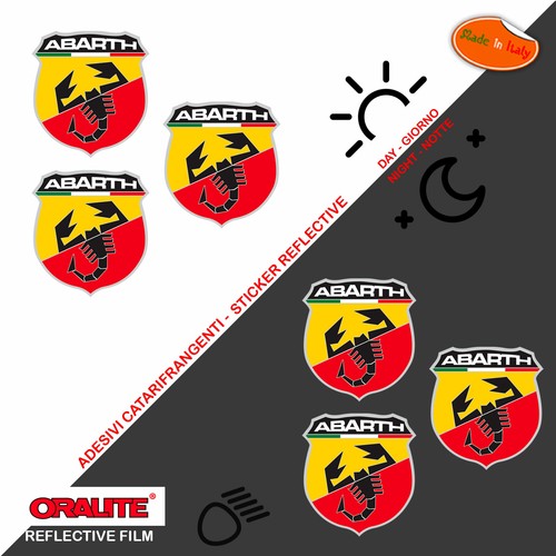 Adesivi catarifrangenti abarth