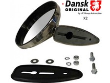 Set of 2 Door Mirror 4-1/2''