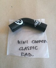 Fletcher Classic Mini Cooper Silicone Radiatore ACQUA nero MANICOTTO water hose 
