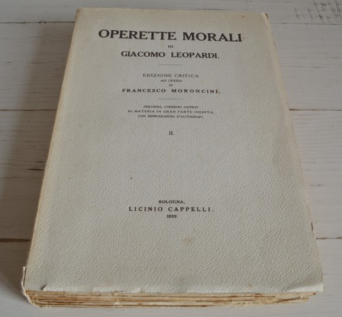Operette morali giacomo - operette,