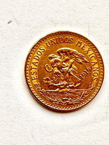 1919 pesos moneta messicana - 1919,