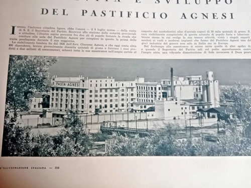 Pastificio agnesi - pastificio, (imperia)