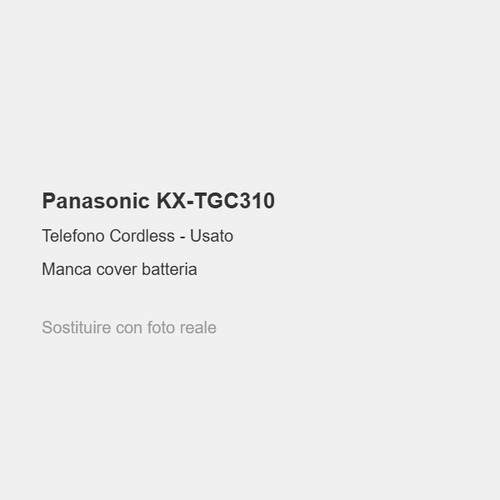 Panasonic tgc310 telefono - panasonic, kx-tgc310