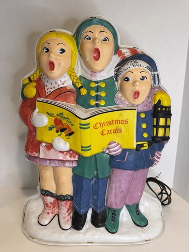 Vintage christmas caroler trio - vintage,