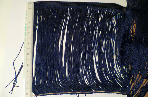 Passamaneria blu frangia - blu,