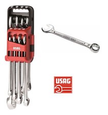 SERIE SET KIT 8 CHIAVI COMBINATE FISSA E STELLA PROFESSIONALI USAG 285 DS8