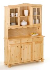 MOBILE GIORNO CREDENZA TOSCANA 2 ANTE + 3 CASSETTI 130x43/32x198H PINO MASSELLO 