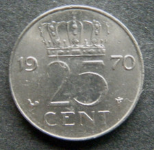 Olanda, 25 centesimi 1970, (2)