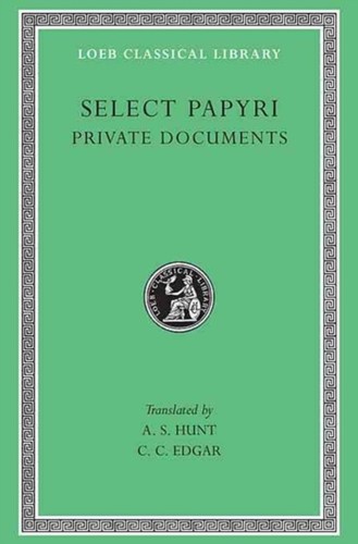 Select papyri volume i - select,