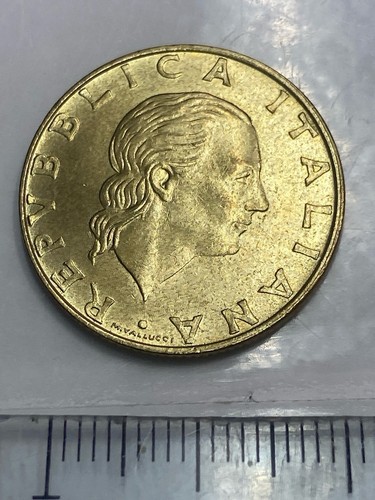 Moneta 200 lire 1994 italia - moneta,