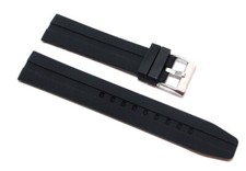 Cinturino in silicone nero XL