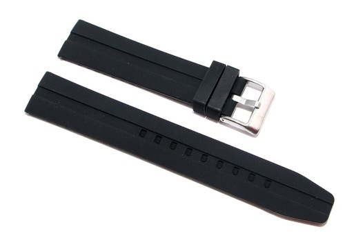 Cinturino silicone nero xl - silicone,
