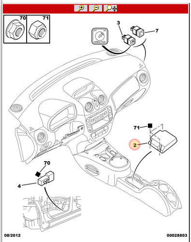 Centralina airbag citroen - centralina, c3