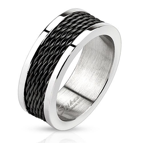 Anello uomo acciaio inox - da,