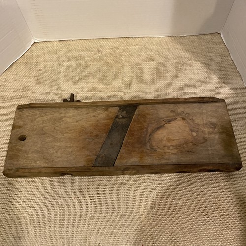 Antica affettatrice legno - antica, in