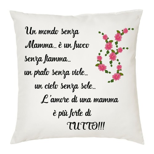 Cuscino scritta poesia - 40, x
