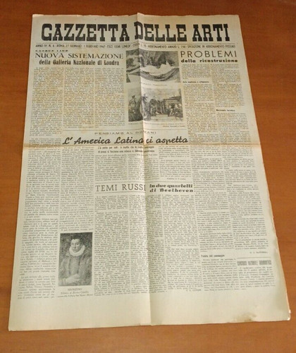 Gazzetta delle arti - , giornale