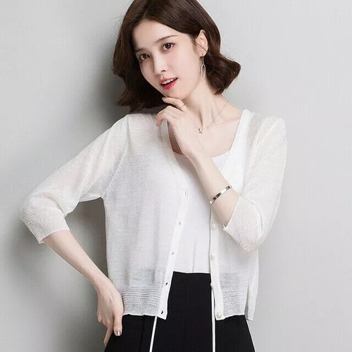 Cardigan copri spalle bianco