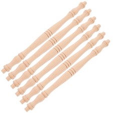  6 Pezzi Mandrini in Legno per