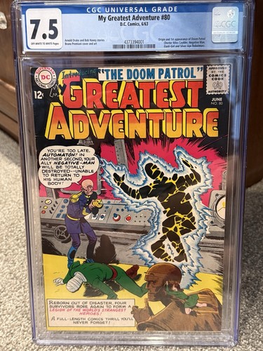 Greatest adventure 80 cgc - greatest,