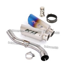 Per Triumph Speed Triple1200RS 1200RR 22-2024 Sistema slip-on punta di scarico nero