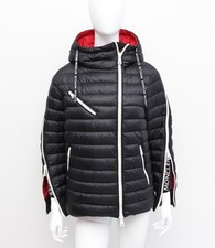 Autentico piumino trapuntato donna MONCLER Stockholm nero taglia 1 S