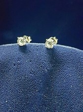 Orecchini Punto Luce Arg.925 Zirconi-Earrings Point Light Silver Cubic Zirconia
