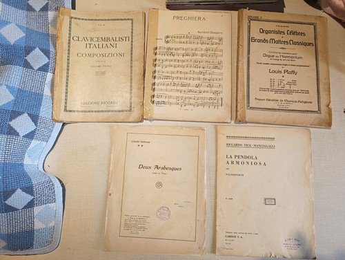 Antichi spartiti musicali - spartiti,