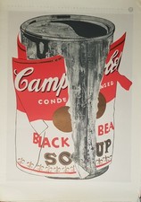 Manifesto Big Torn Campbell's Soup Can (Andy Warhol) / anno 1989
