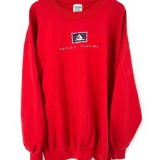 Felpa rossa vintage Napoli